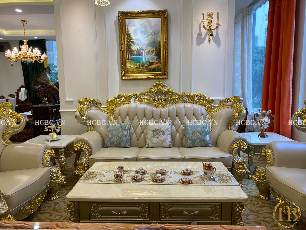 Sofa Hoàng Gia Phong Cách Châu Âu